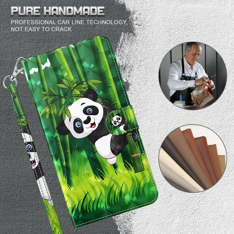 Fodral För Xiaomi Mi 10T Lite / Redmi Note 9 Pro 5G Panda Och Bambu