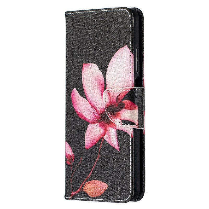 Fodral För Xiaomi Mi 10T Lite / Redmi Note 9 Pro 5G Rosa Blomma
