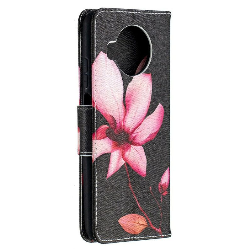 Fodral För Xiaomi Mi 10T Lite / Redmi Note 9 Pro 5G Rosa Blomma