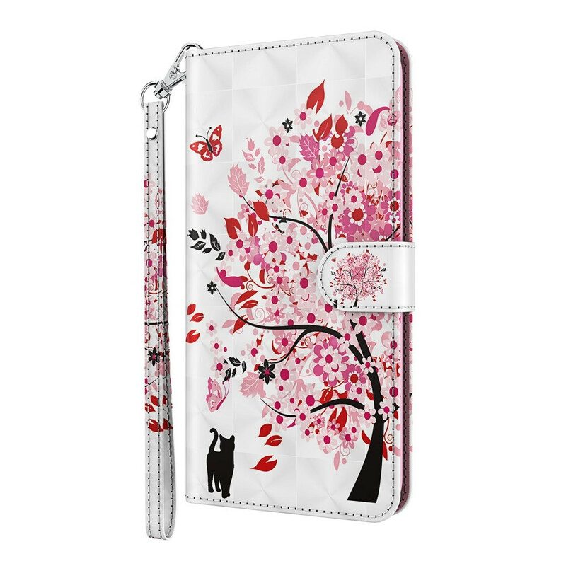 Fodral För Xiaomi Mi 10T Lite / Redmi Note 9 Pro 5G Rosa Träd