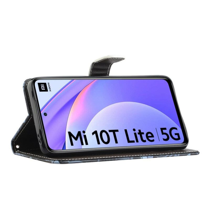 Fodral För Xiaomi Mi 10T Lite / Redmi Note 9 Pro 5G Vintervarg Med Snodd