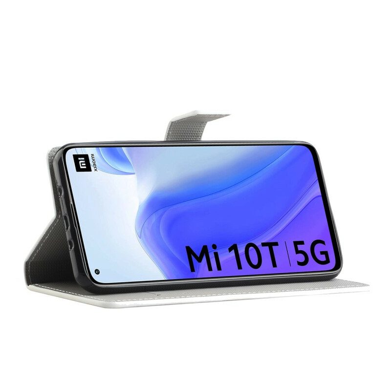 Fodral För Xiaomi Mi 10T / 10T Pro Blå Fjäril