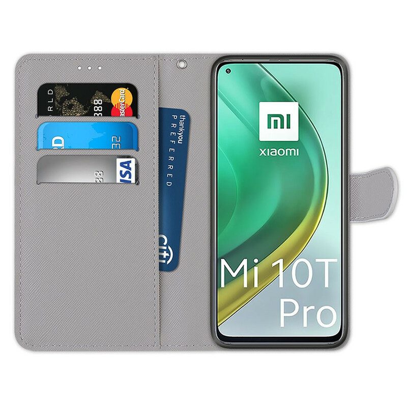 Fodral För Xiaomi Mi 10T / 10T Pro Magiskt Kattdjur