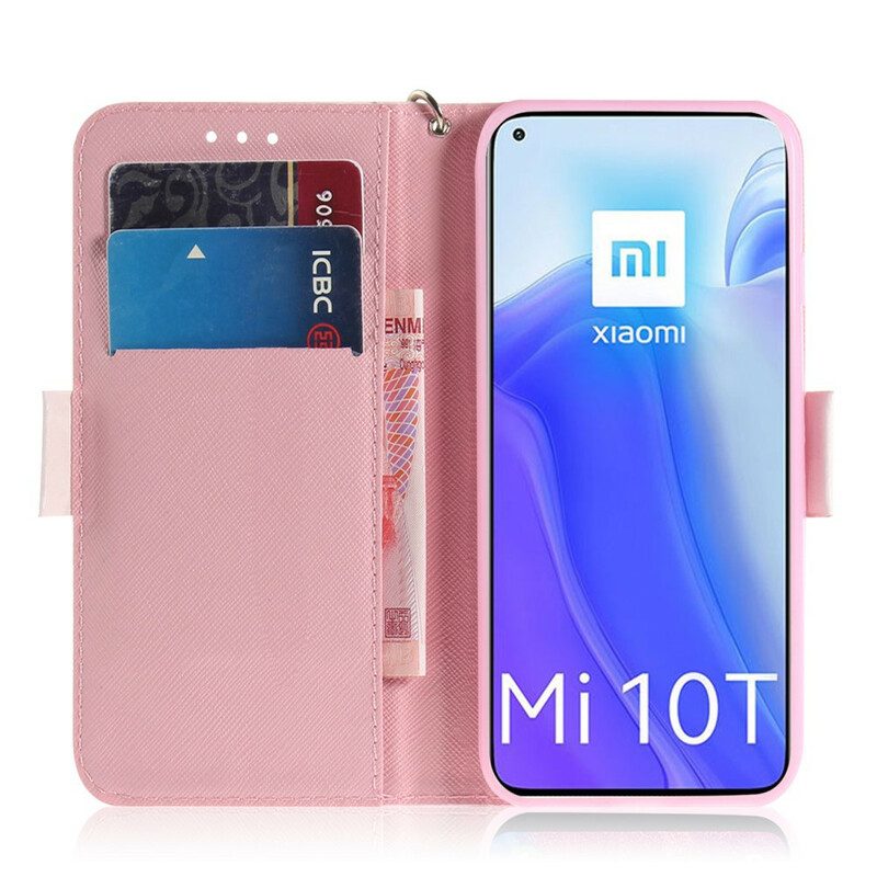 Fodral För Xiaomi Mi 10T / 10T Pro Med Kedjar Bandpump