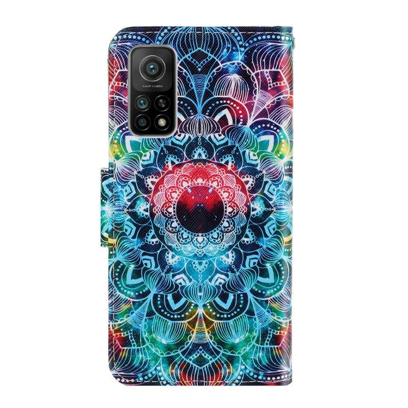 Fodral För Xiaomi Mi 10T / 10T Pro Med Kedjar Flashy Strappy Mandala