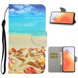 Fodral För Xiaomi Mi 10T / 10T Pro Med Kedjar Thong Beach