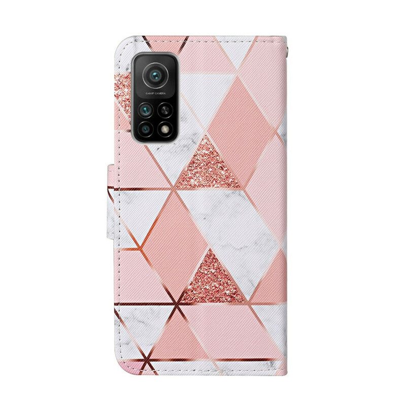 Fodral För Xiaomi Mi 10T / 10T Pro Rosa Grafik