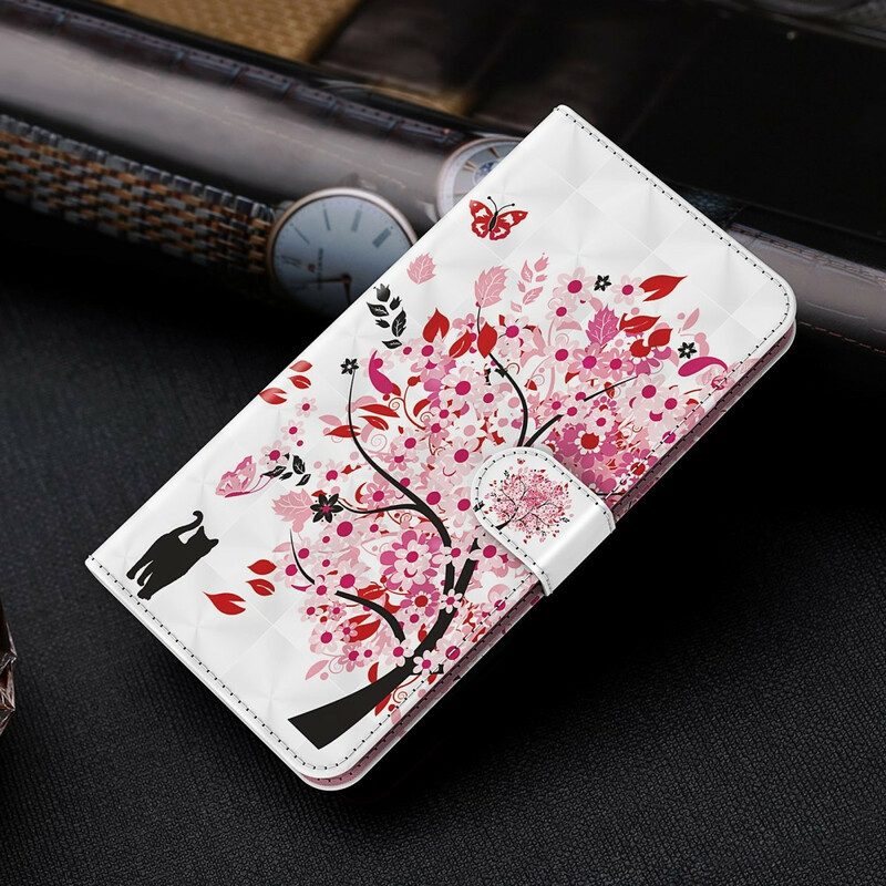 Fodral För Xiaomi Mi 10T / 10T Pro Rosa Träd