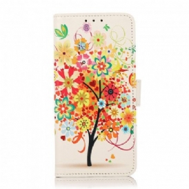 Fodral För Xiaomi Mi 11 Lite 5G NE / Mi 11 Lite 4G / 5G Blommande Träd