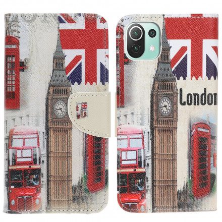 Fodral För Xiaomi Mi 11 Lite 5G NE / Mi 11 Lite 4G / 5G London Life