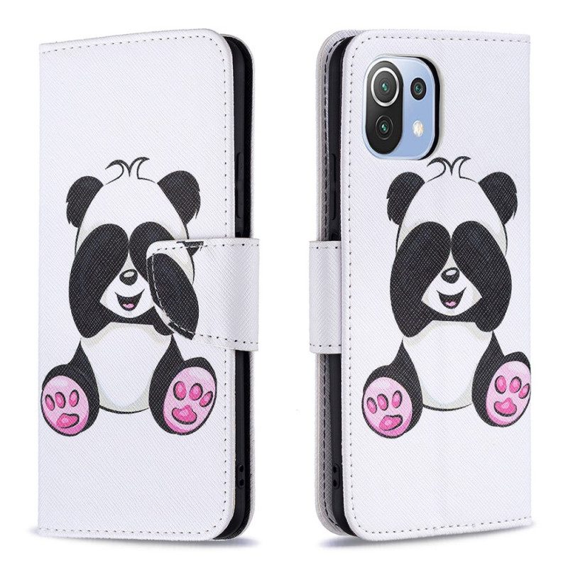 Fodral För Xiaomi Mi 11 Lite 5G NE / Mi 11 Lite 4G / 5G Panda Kul