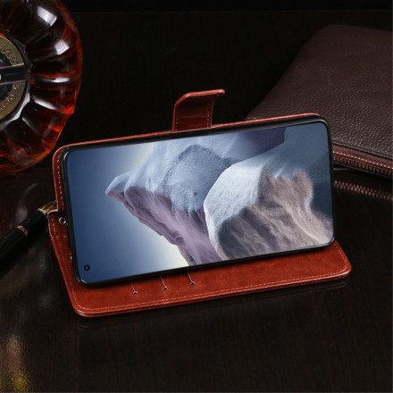Fodral För Xiaomi Mi 11 Ultra Imitation Läder Idewei