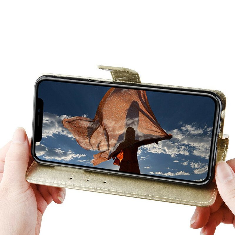 Fodral För Xiaomi Mi 9 Lite Plinkande Konstläder