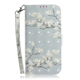 Fodral För Xiaomi Mi A3 Med Kedjar Thong Blomma Träd