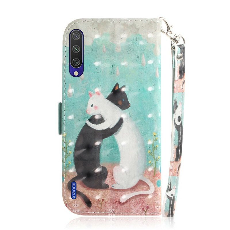 Fodral För Xiaomi Mi A3 Med Kedjar Thong Cat Friends