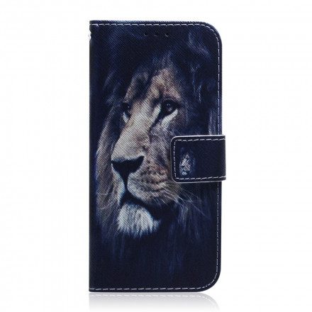 Fodral För Xiaomi Mi Note 10 Lite Drömmande Lejon