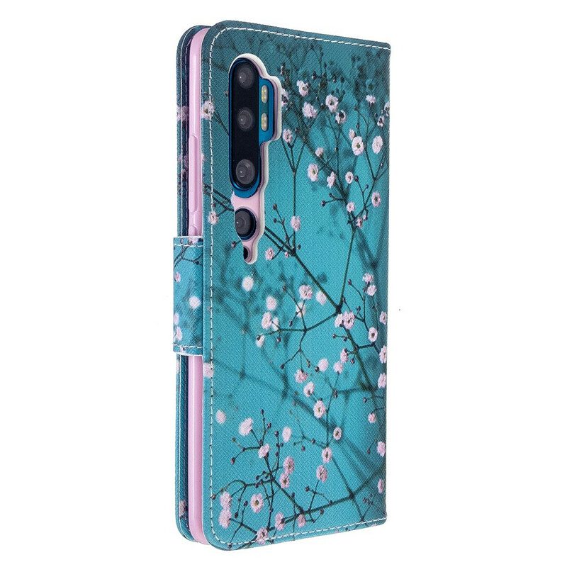 Fodral För Xiaomi Mi Note 10 / 10 Pro Blommande Träd