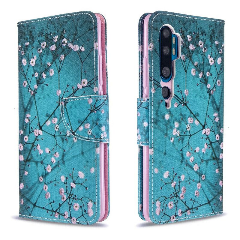 Fodral För Xiaomi Mi Note 10 / 10 Pro Blommande Träd