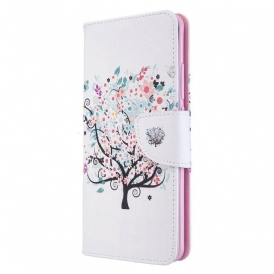 Fodral För Xiaomi Mi Note 10 / 10 Pro Blommigt Träd