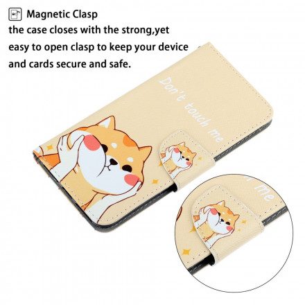 Fodral För Xiaomi Mi Note 10 / 10 Pro Med Kedjar Rör Mig Inte Strappy Cat