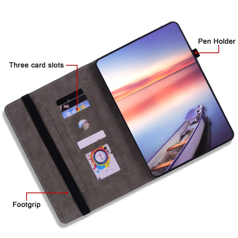 Fodral För Xiaomi Pad 6 Rosa Lädereffekt