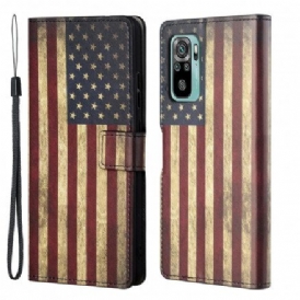 Fodral För Xiaomi Redmi 10 Amerikansk Flagga
