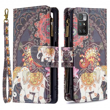 Fodral För Xiaomi Redmi 10 Elefantficka Med Dragkedja