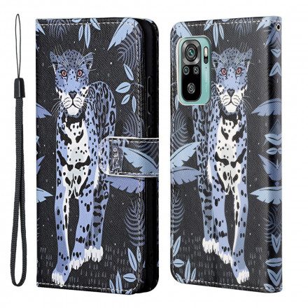 Fodral För Xiaomi Redmi 10 Med Kedjar Thong Leopard