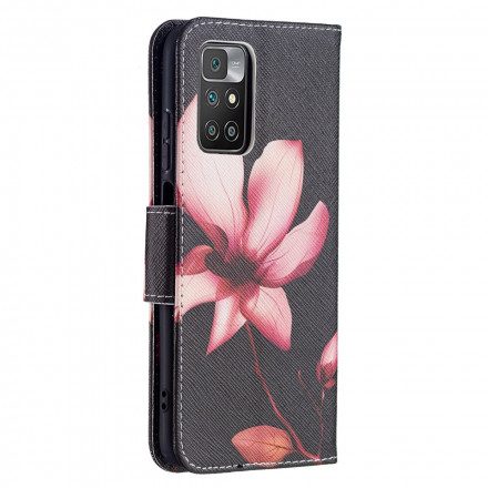 Fodral För Xiaomi Redmi 10 Rosa Blomma