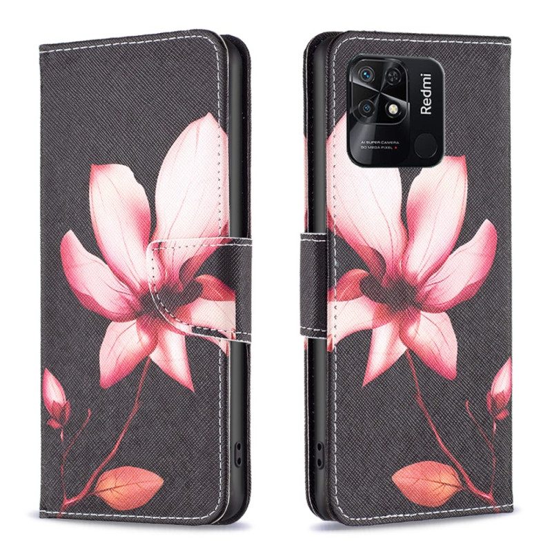 Fodral För Xiaomi Redmi 10C Rosa Blomma