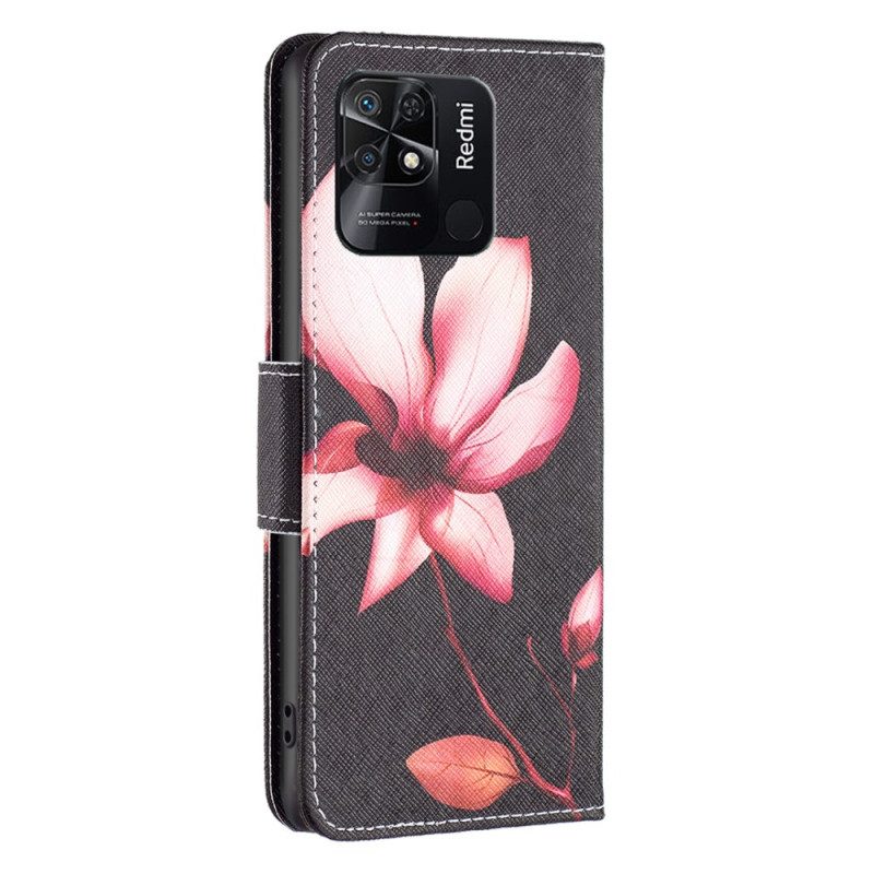 Fodral För Xiaomi Redmi 10C Rosa Blomma