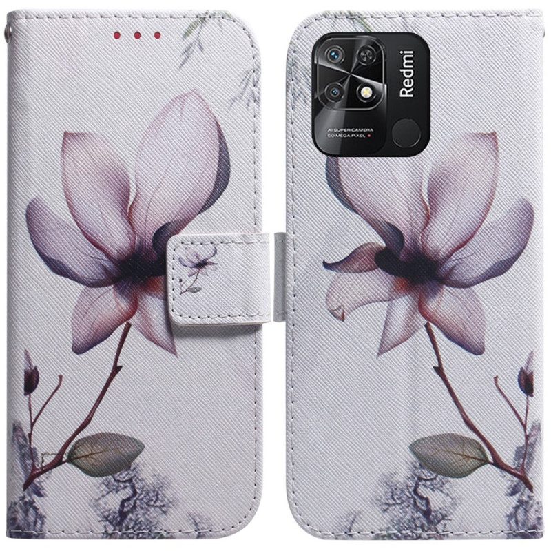 Fodral För Xiaomi Redmi 10C Rosa Blomma