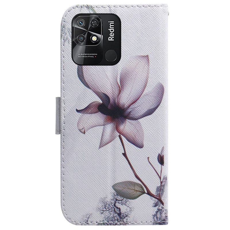 Fodral För Xiaomi Redmi 10C Rosa Blomma