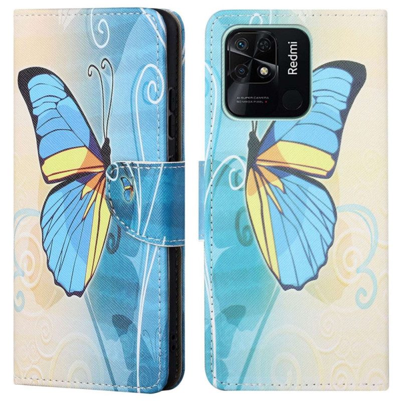 Fodral För Xiaomi Redmi 10C Vackra Fjärilar