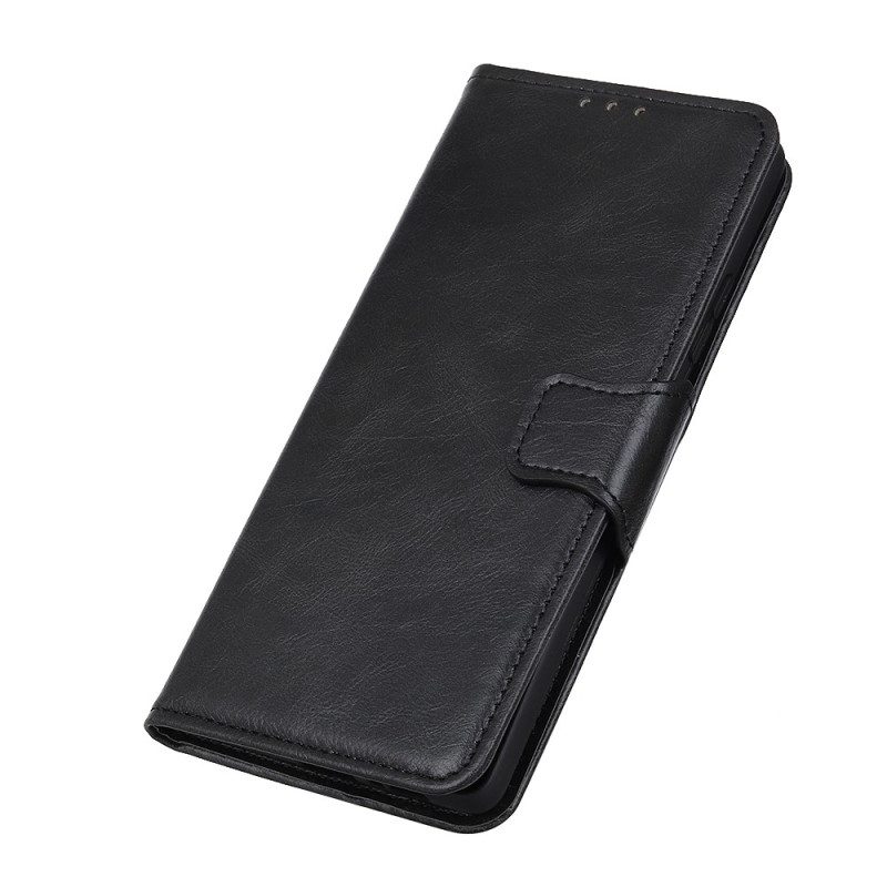Fodral För Xiaomi Redmi 10C Vändbart Lås I Läderstil