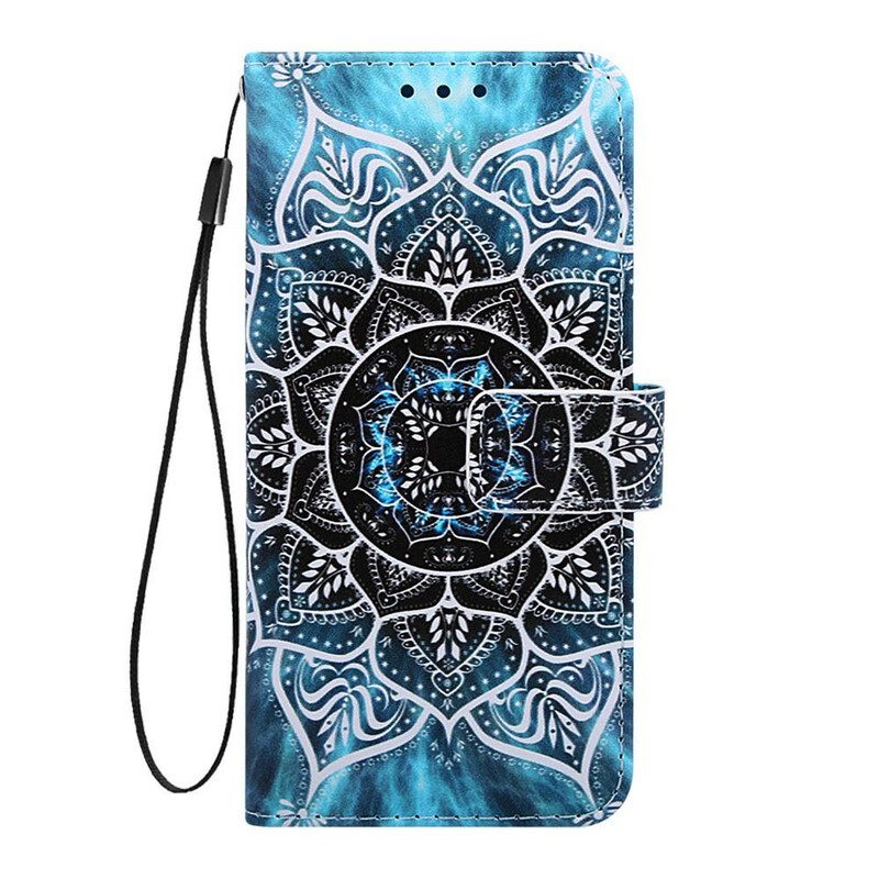 Fodral För Xiaomi Redmi 7A Med Kedjar Svart Strappy Mandala