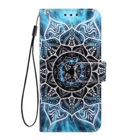 Fodral För Xiaomi Redmi 7A Med Kedjar Svart Strappy Mandala