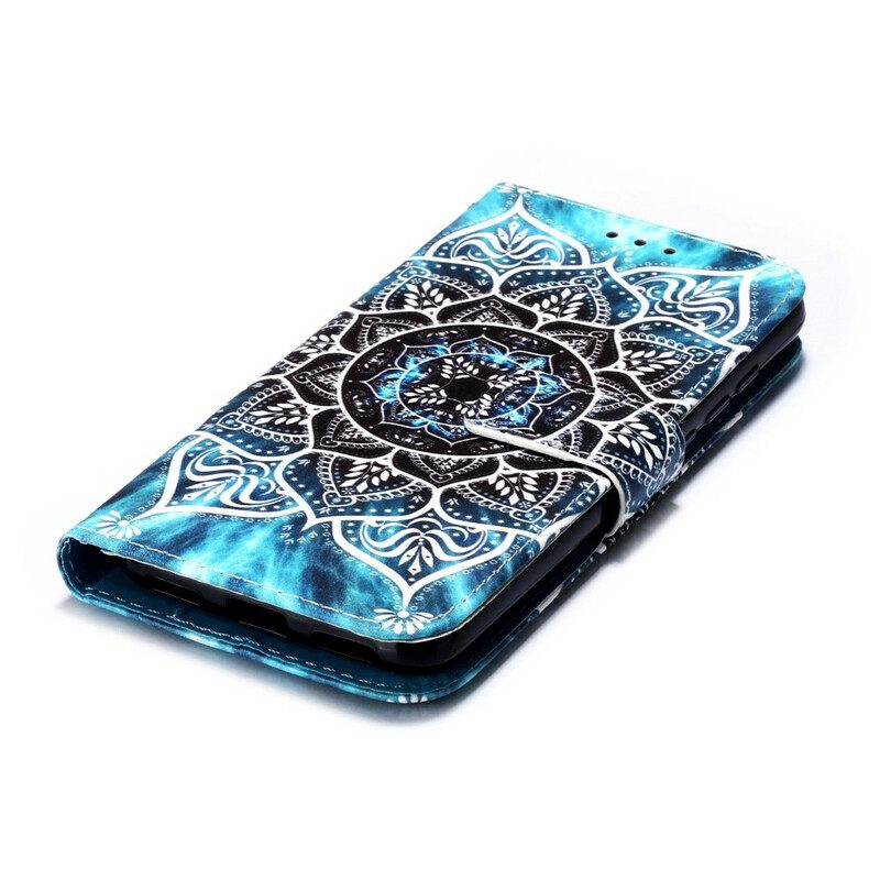 Fodral För Xiaomi Redmi 7A Med Kedjar Svart Strappy Mandala