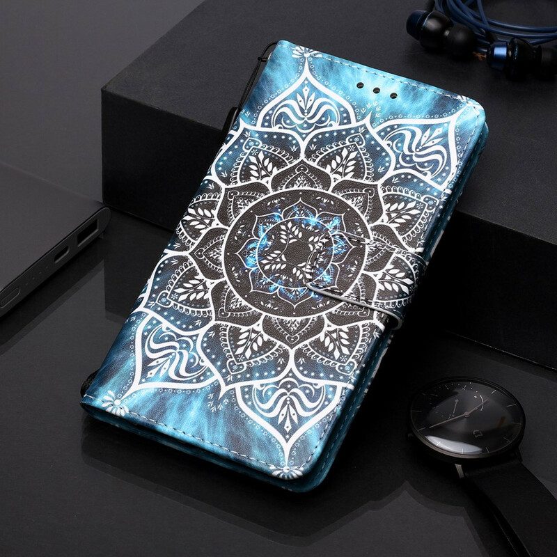 Fodral För Xiaomi Redmi 7A Med Kedjar Svart Strappy Mandala