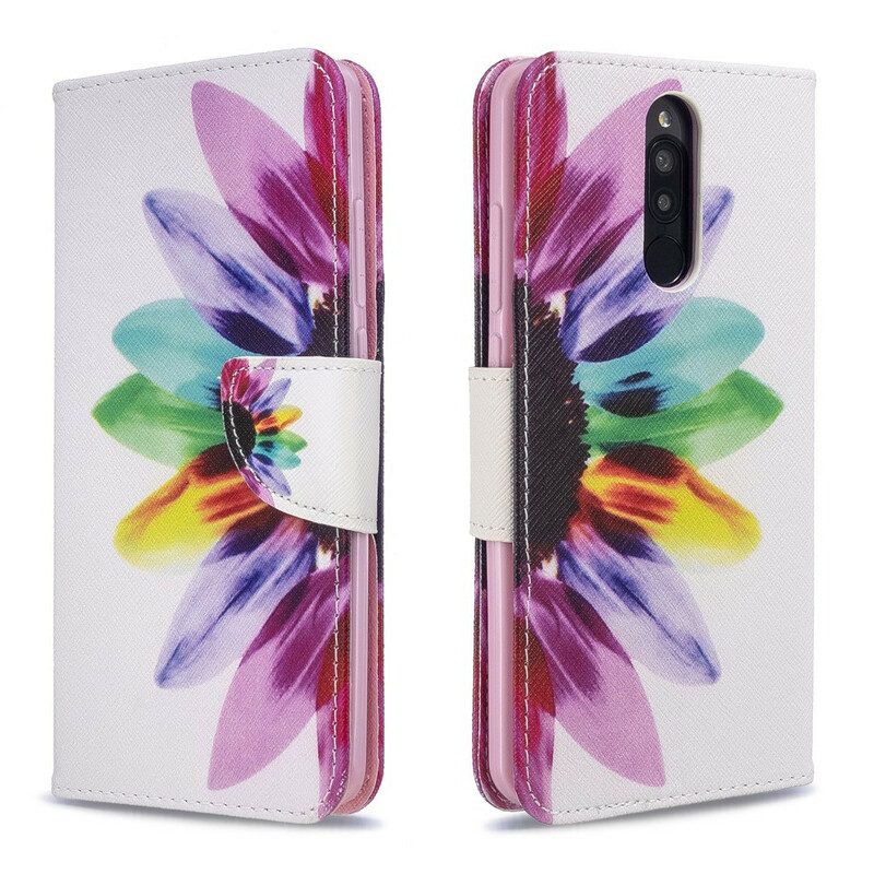 Fodral För Xiaomi Redmi 8 Akvarellblomma