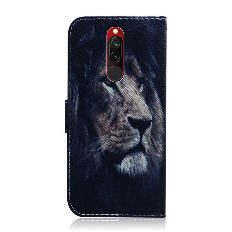 Fodral För Xiaomi Redmi 8 Drömmande Lejon