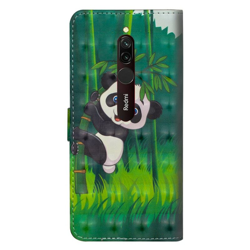 Fodral För Xiaomi Redmi 8 Panda Och Bambu