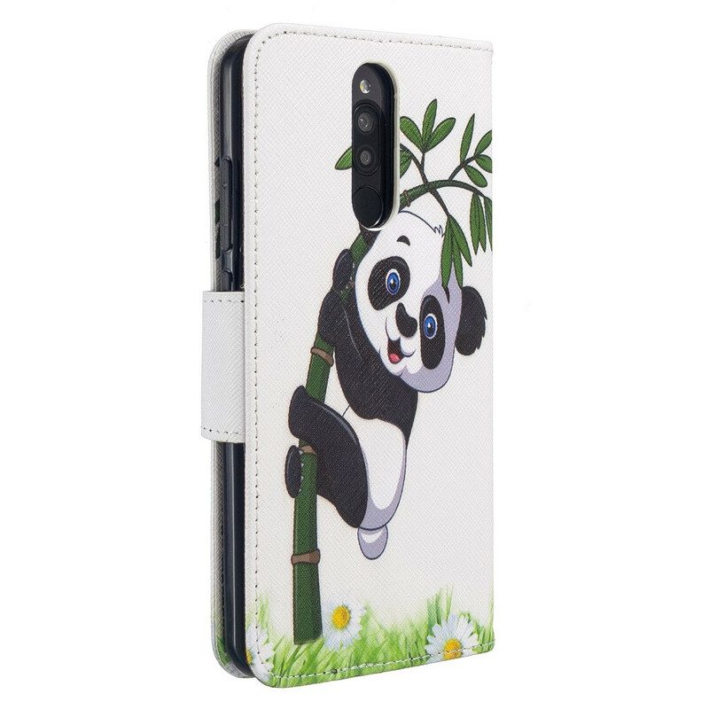 Fodral För Xiaomi Redmi 8 Panda På Bambu