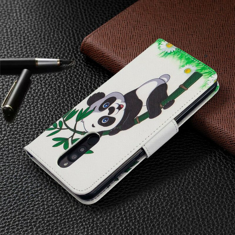 Fodral För Xiaomi Redmi 8 Panda På Bambu