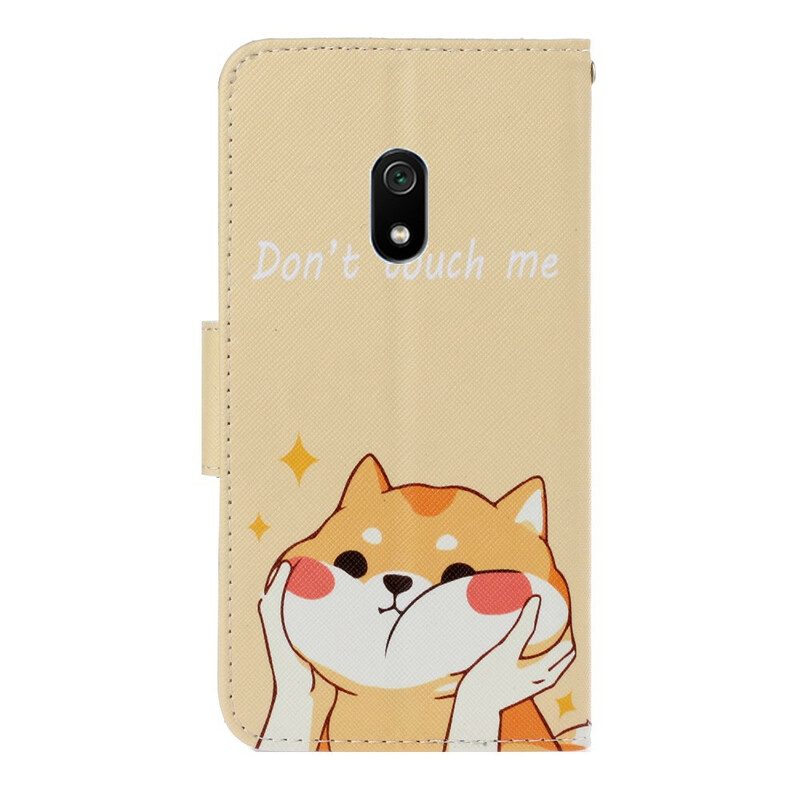 Fodral För Xiaomi Redmi 8A Med Kedjar Rör Mig Inte Strappy Cat
