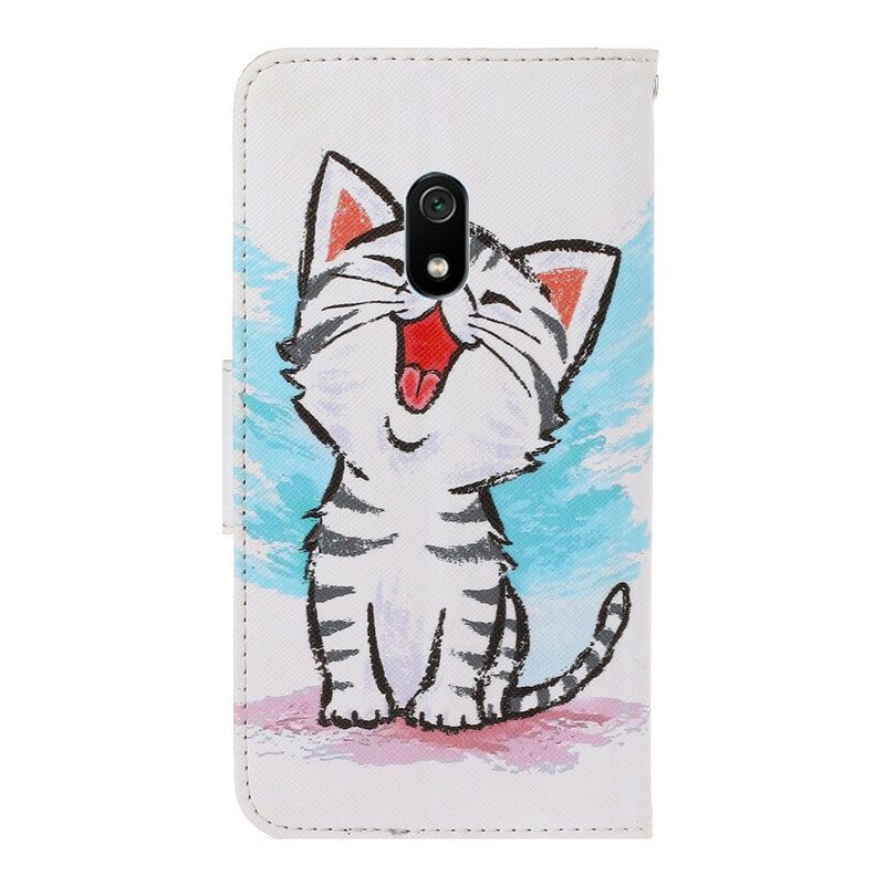 Fodral För Xiaomi Redmi 8A Med Kedjar Thong Color Kitten