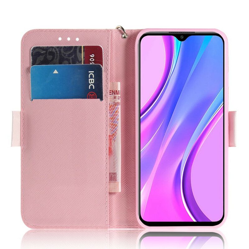 Fodral För Xiaomi Redmi 9 Med Kedjar Bandpump