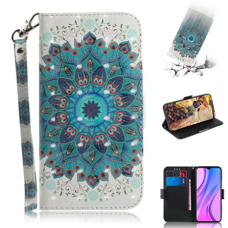 Fodral För Xiaomi Redmi 9 Med Kedjar Masterful Strappy Mandala