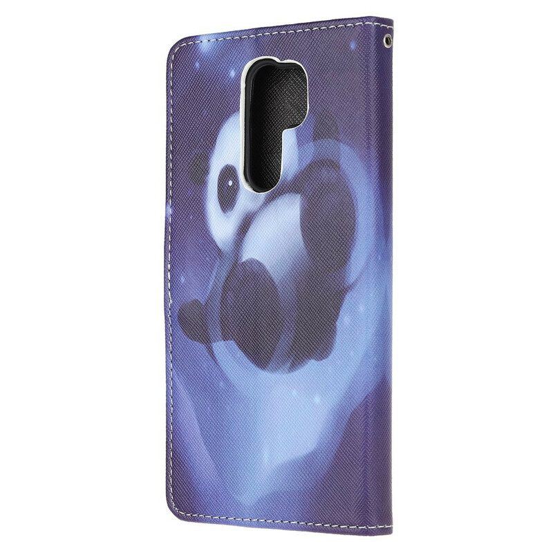 Fodral För Xiaomi Redmi 9 Med Kedjar Thong Space Panda