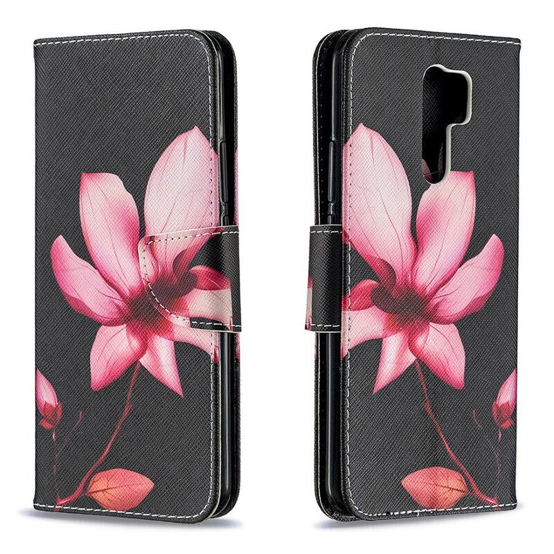 Fodral För Xiaomi Redmi 9 Rosa Blomma